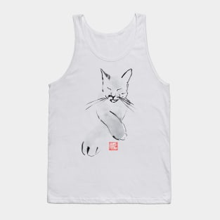 zen cat Tank Top